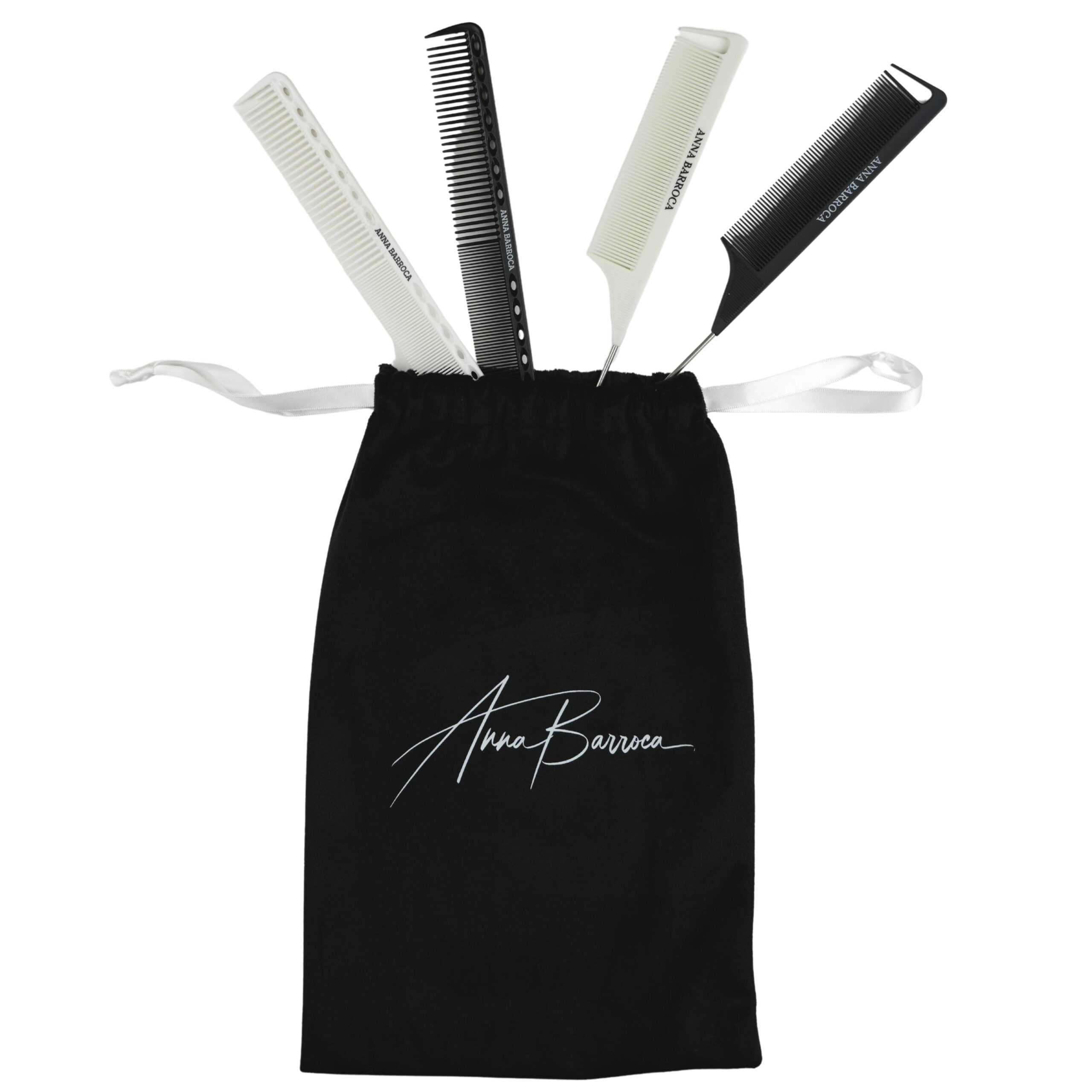 foto 2 de pack professional de 4 pintes blanques i negres amb bossa negra